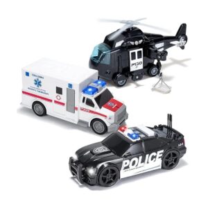 JOYIN Paquete de 3 juegos de vehículos de emergencia_1