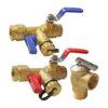 Hourleey Kit de válvula de servicio de calentador de agua