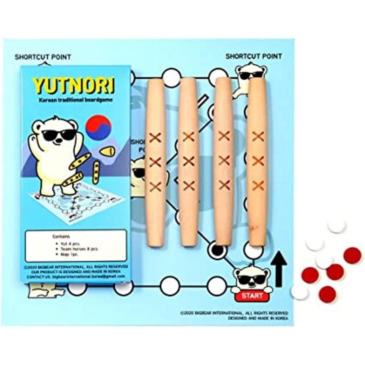 Juego de mesa BBL YUTNORI Juego de mesa coreano YUNNORI