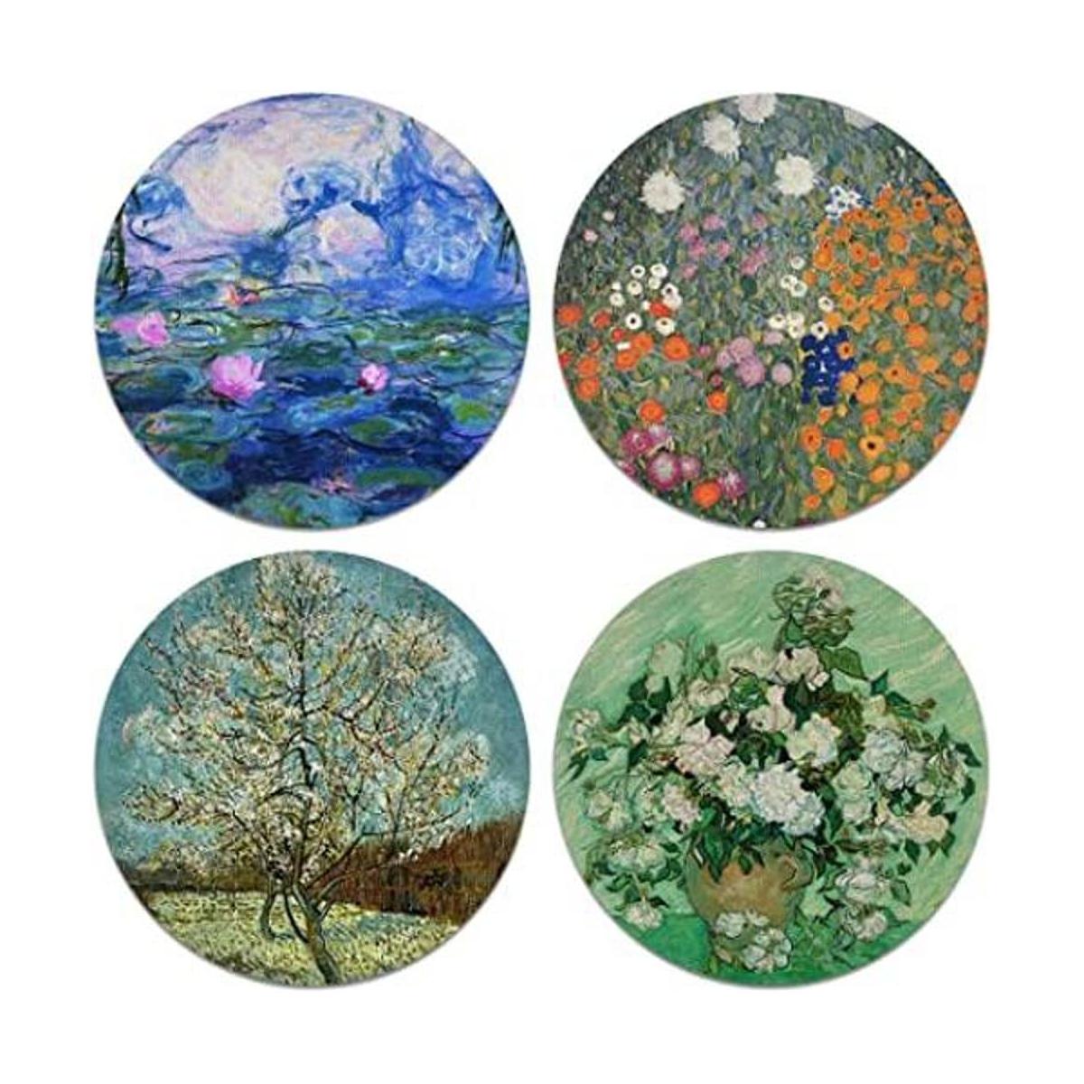 Posavasos Caribou Claude Monet Water Lilies Gustav