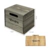 MyGift Caja de almacenamiento para tarjetas de recetas