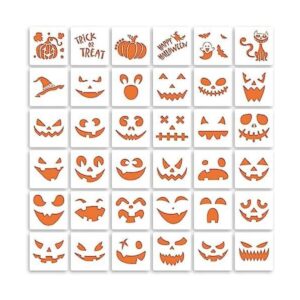 36 plantillas de dibujo de Halloween 6 pulgadas de