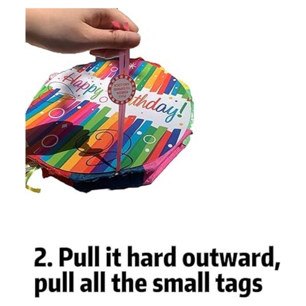 Cuerda de piñata de cumpleaños para niños y niñas._5