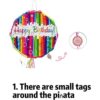 Cuerda de piñata de cumpleaños para niños y niñas._4