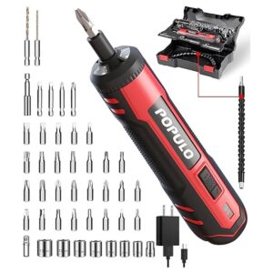 Kit de destornillador eléctrico inalámbrico de 4 V_1