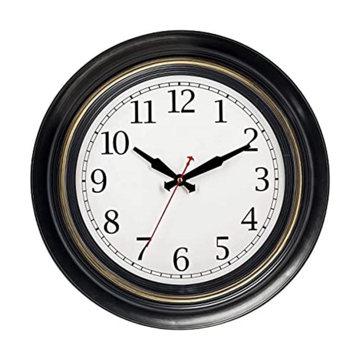 Bernhard Products Reloj de pared grande de 18 pulgadas de