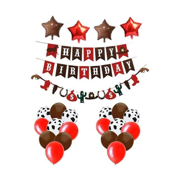 Decoraciones de fiesta de vaquero para niños 1 banner de_1