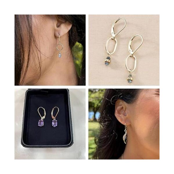 Craftdady 100 ganchos dorados para aretes franceses de_6