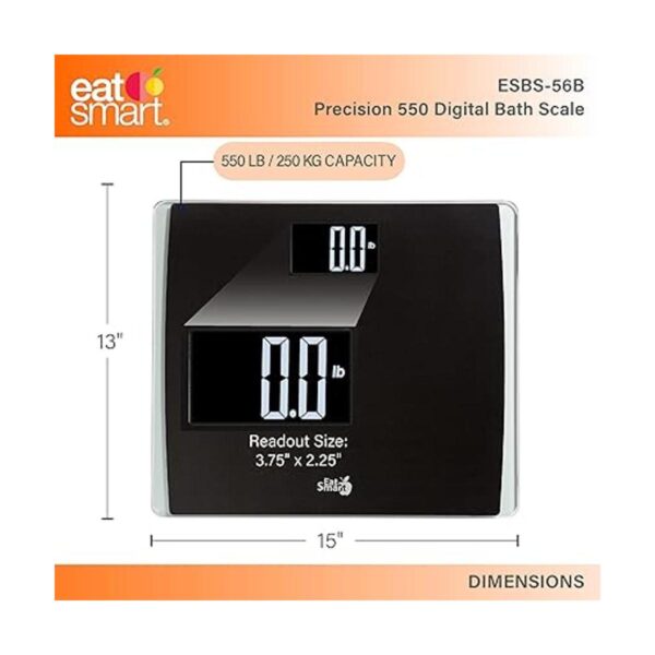 Eat Smart Precision Báscula digital de baño báscula de_3