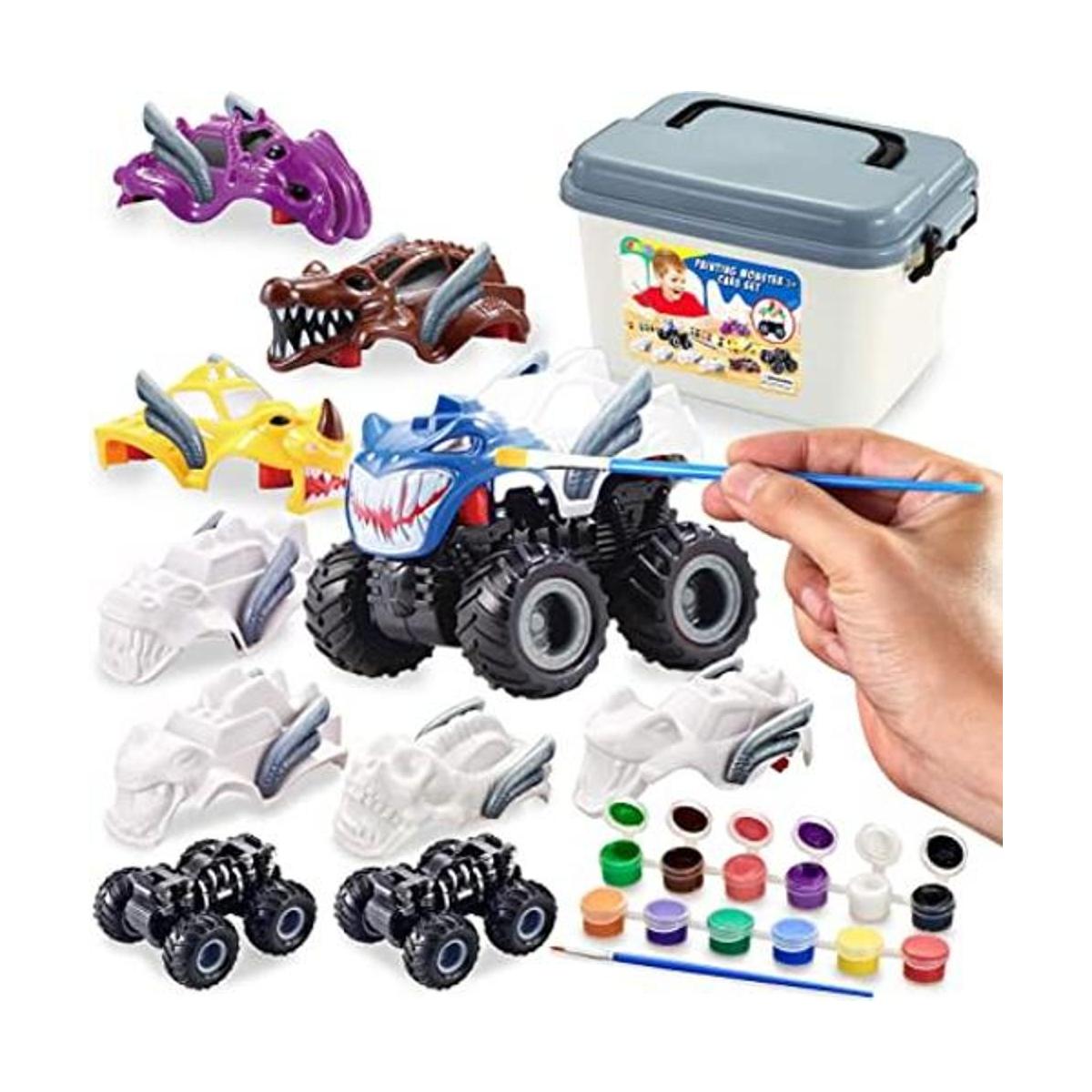 JOYIN Kit de manualidades para niños construye y pinta tu