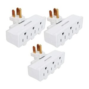 Extensor de enchufe de 3 tomas enchufe de pared de
