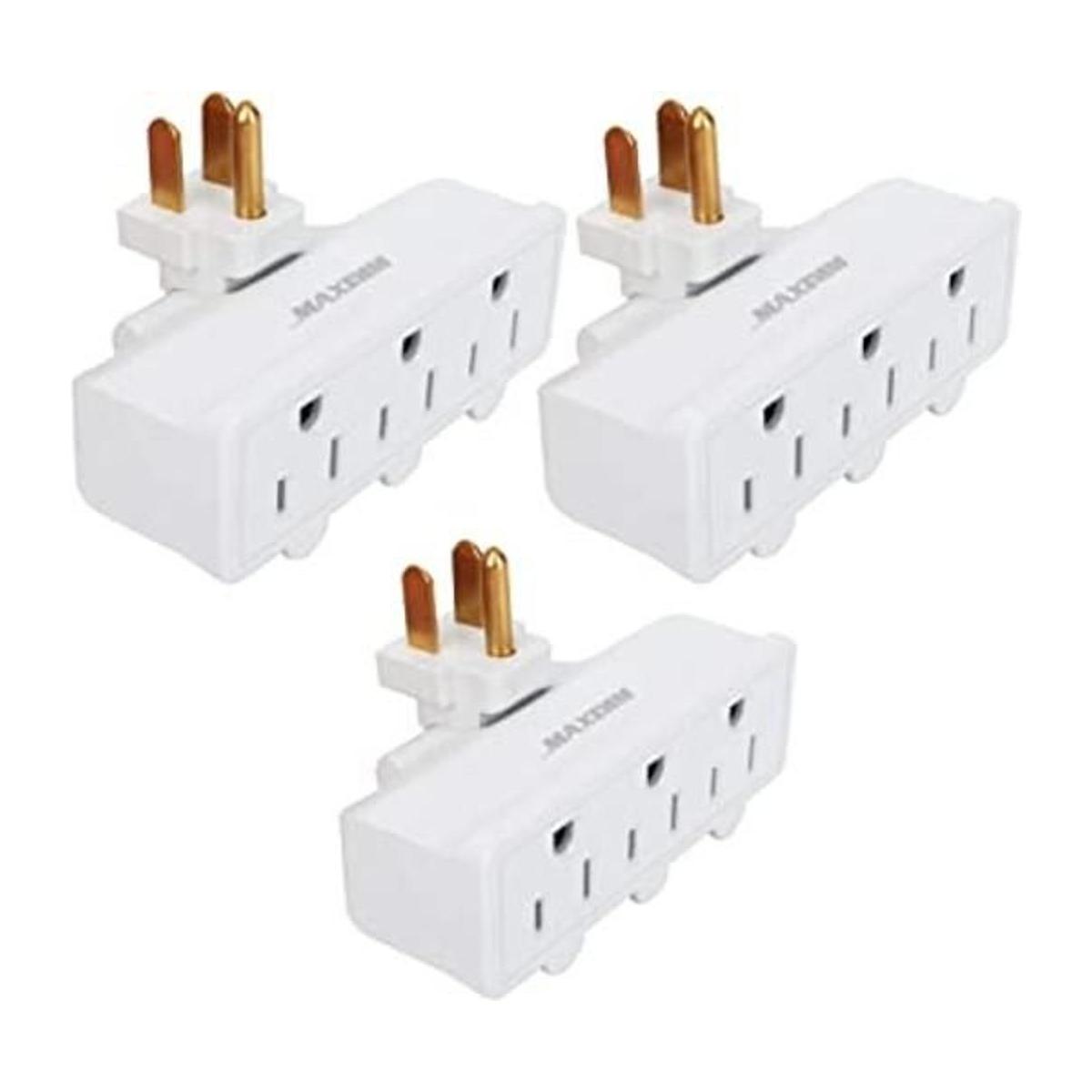 Extensor de enchufe de 3 tomas enchufe de pared de