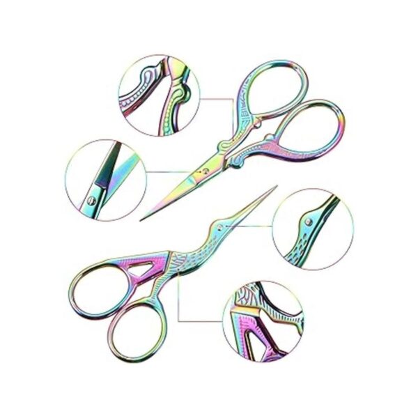 Tijeras de cigeña de acero inoxidable con diseño de grúa