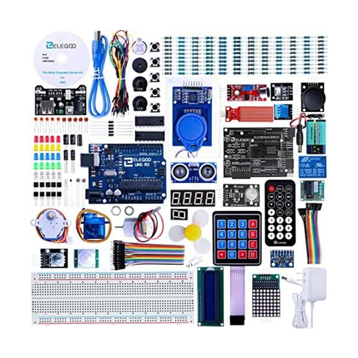 ELEGOO Kit de iniciación más completo UNO R3 con tutorial