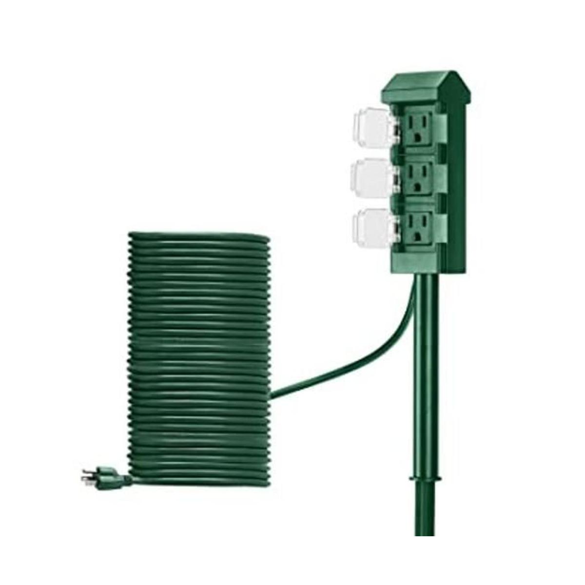 BESTTEN Estaca de alimentación para exteriores con cable
