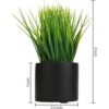 MyGift Plantas de césped artificial de mesa plantas