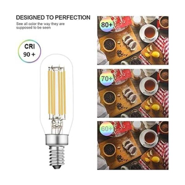 Bombillas LED E12 regulables 6 W equivalentes a 60 W_3