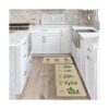 Artoid Mode Juego de 2 tapetes decorativos de cocina con_4