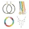 Cuentas para pulsera Cuentas de cristal bicono de 0.118