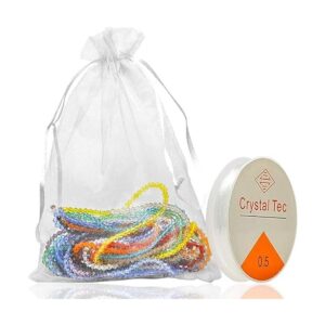 Cuentas para pulsera Cuentas de cristal bicono de 0.118