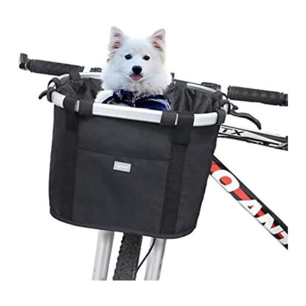RAYMACE Cesta de bicicleta para perro cesta de manillar_1