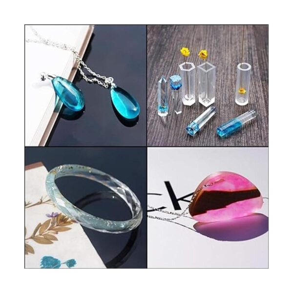 BEZALEL Kit de moldes de resina de silicona para joyería
