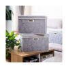 PRANDOM Caja de almacenamiento plegable más grande con