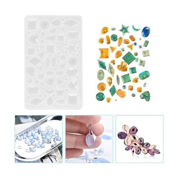 BEZALEL Kit de moldes de resina de silicona para joyería