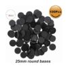 Evemodel MB325 100 bases redondas de plástico para_5