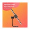 Pivo Soporte inteligente ajustable de 360 vertical y_5