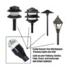 Bombilla LED de bajo voltaje T5 T10 para paisaje 12 V 4