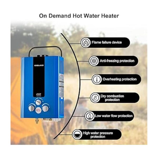 GASLAND BE158L Calentador de agua a gas portátil para_4