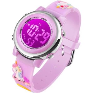 Kids Watch Girls Age 310 Upgrade 3D Cute Unicorn Cartoon