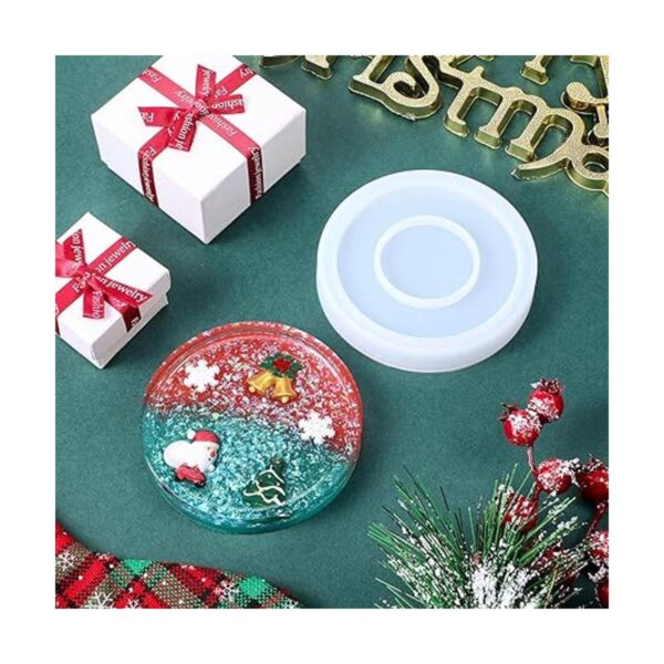 Molde redondo de silicona para posavasos de silicona