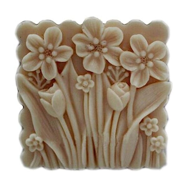 Moldes de jabón de silicona de flores para hacer jabón_1