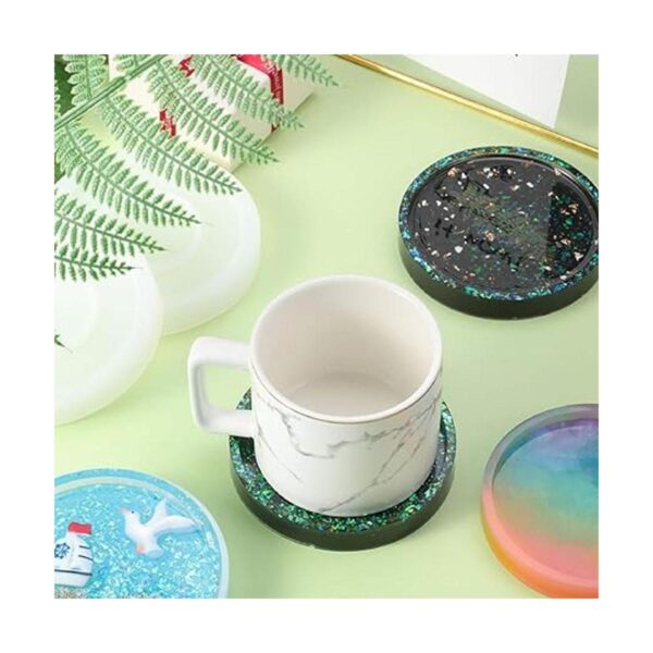 Molde redondo de silicona para posavasos de silicona
