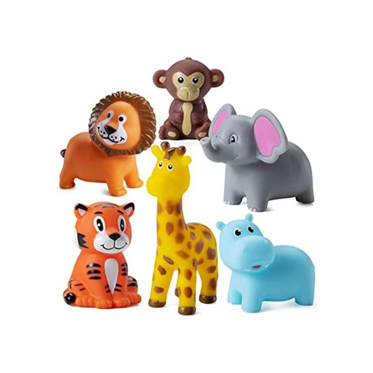 Mini animales de zoológico exprimibles paquete de 12