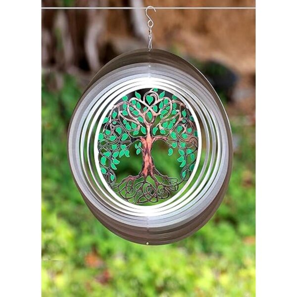 ISEO rbol de la vida Spinner de viento Decoraciones de_2