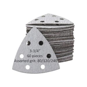 Caliastro Gancho y bucle de papel de lija triangular de