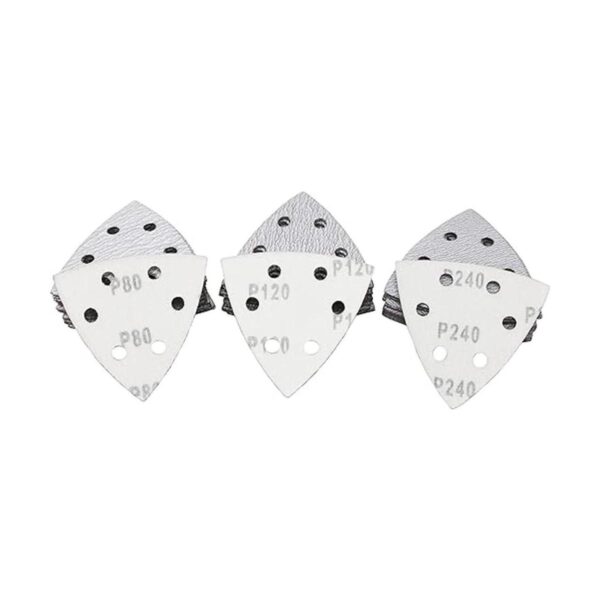 Caliastro Gancho y bucle de papel de lija triangular de