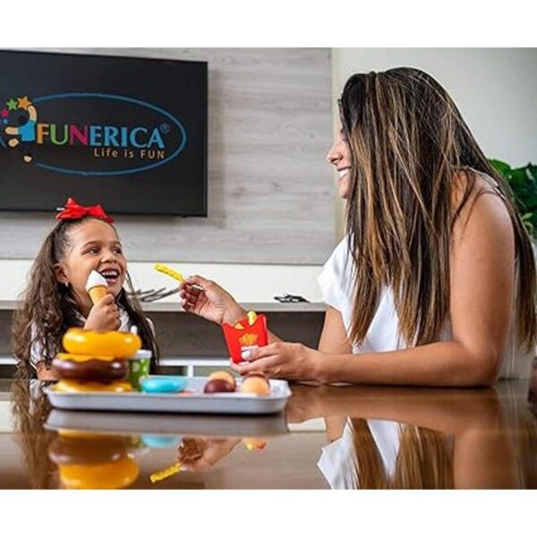 FUNERICA Juego de alimentos de juguete para helados y_2