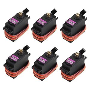 ETMall Servomotor MG996R Servomotor de engranaje de