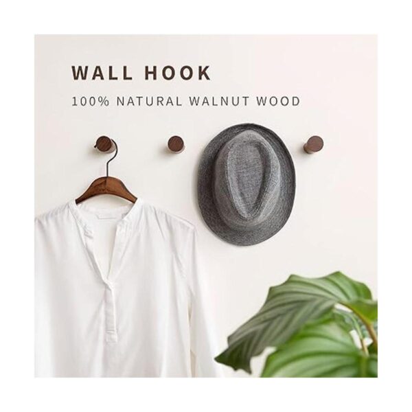 NAUMOO Ganchos de pared de madera natural paquete de 4_2