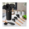 LIANYU Juego de 38 utensilios de cocina de cocina con