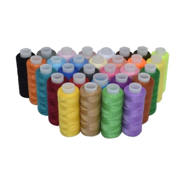 Kits de hilos de costura de poliéster de 30 bobinas de 250