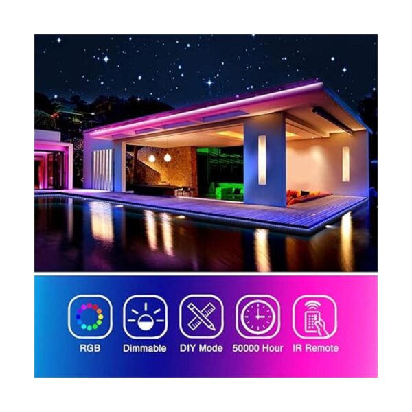PHOPOLLO Luces LED de 40 pies para dormitorio kit de_3