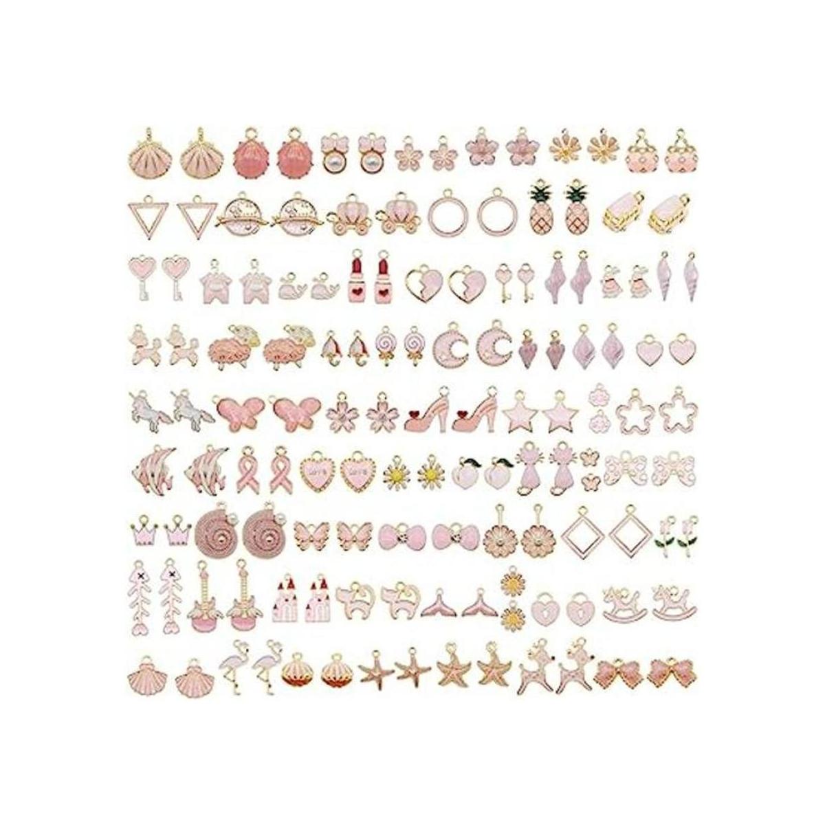 Dijes esmaltados 60 piezas de 30 pares de dijes con