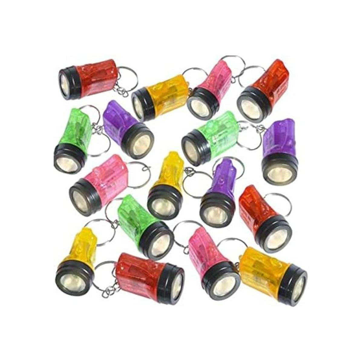 ArtCreativity Llaveros de mini linterna paquete de 24