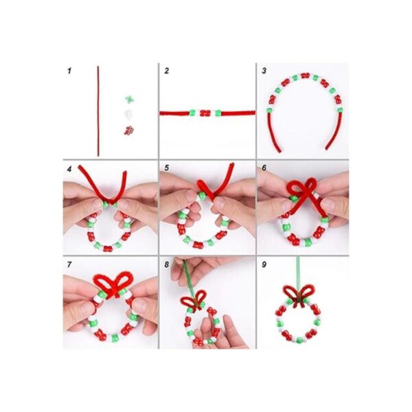 Livder Kit de adornos de cuentas de Navidad incluye 1000