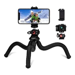 Trípode de teléfono trípode flexible para iPhone con clip_1